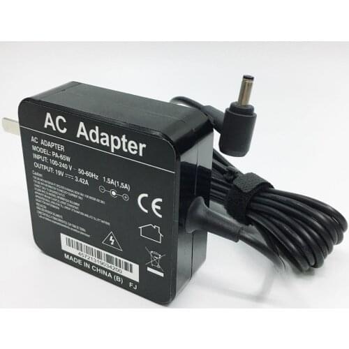 AC Laptop Adapter for ASUS Zenbook UX21A UX42 UX32VD UX32A UX303 X553M UX303UA UX52ADP-65W Power Charger US19V 3.42A 4.0*1.35mm