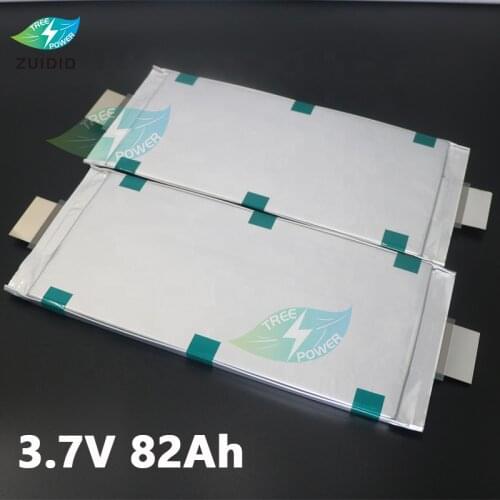 2020 NEW 3.7V 82Ah 80ah electric car solar energy storage battery lithium polymer battery diy 12v 24v 48v 60v