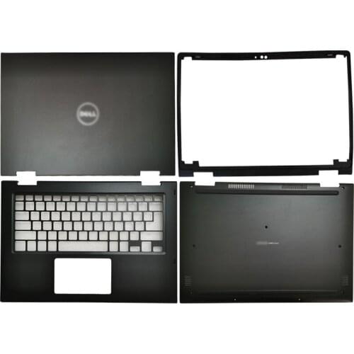 NEW For Dell Latitude 3390 E3390 2-in-1 Laptops LCD Back Cover/Front Bezel/Palmrest/Bottom Case Computer Case 03XWRX Black