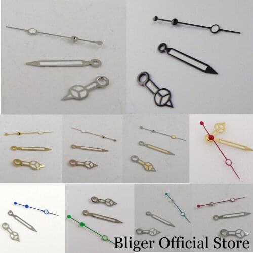 Black/Rose Gold/Gold fit NH35A NH36A 7S26 7002 7009 4R35 4R36 Steel Automatic Watch Needles Hand Set