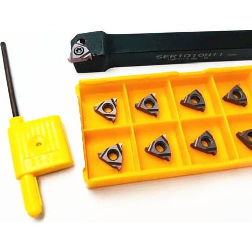 SER1010H11CNC external thread turning tool holder MMT 11ER carbide turning tool SER 1010H11 MMT lathe tool SER 1010H11