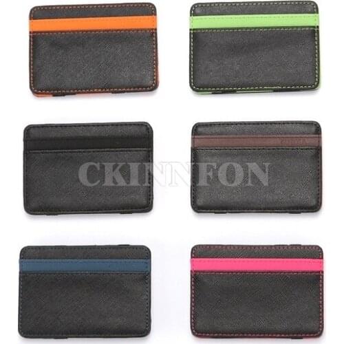 DHL 200pcs PU Leather Purse