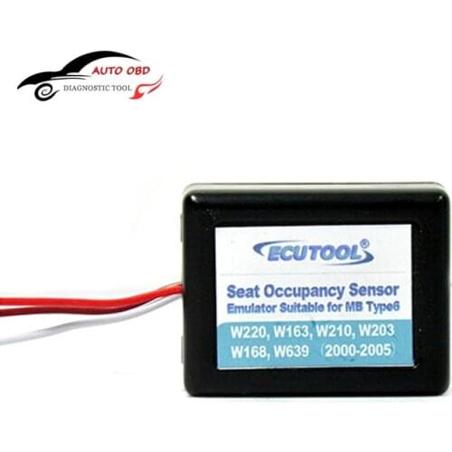 ECUTOOL Seat Occupancy Sensor Emulator Suitable for MB Type 6 SRS for mercedes benz W220 W163 W210 W203 W168 W639 2000-2005