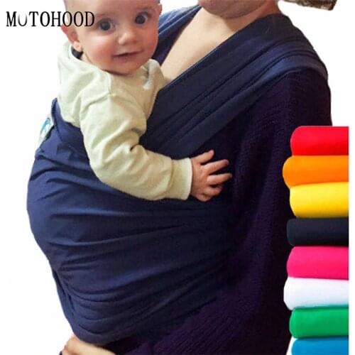 MOTOHOOD Saddle Baby Carrier Organic Cotton Ergonomic Baby Carrier 360 Kids Back Pack Stretchy Ring Baby Wrap Sling Backpack