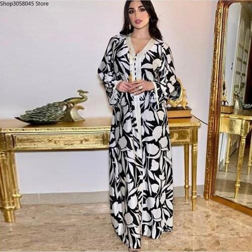 Robe Longue Musulman De Mode Satin Kaftan Dubai Abaya Muslim Hijab Dress Turkey Dresses Abayas For Women Vestidos Vetement Femme