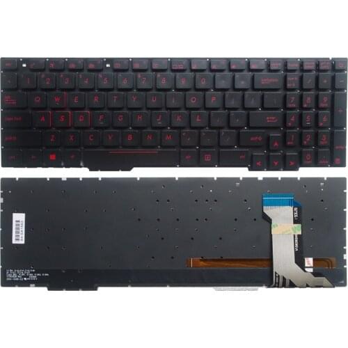 Laptop keyboard For ASUS GL753 GL753V GL753VE GL753VD US keyboard with backlit