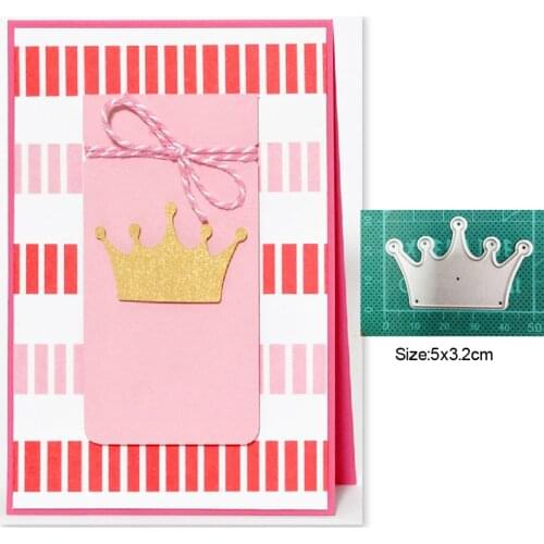 Craft dies Metal Cutting Dies Princess Crown Frame Scrapbooking dies Decorative Embossing die cut Handcraft Die Cutting new 2021