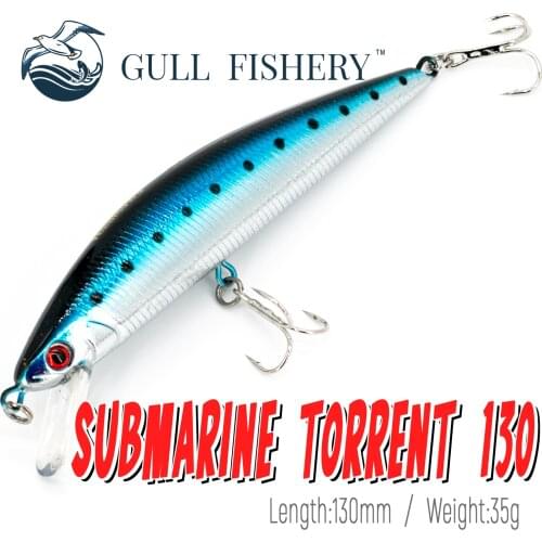 GULL FISHERY 13cm/35g Fishing Lure Hard Bait Wobbler Sinking Crankbait Minnow Pike Bass Carp Swimbait Tackle Hot Model Big Fish