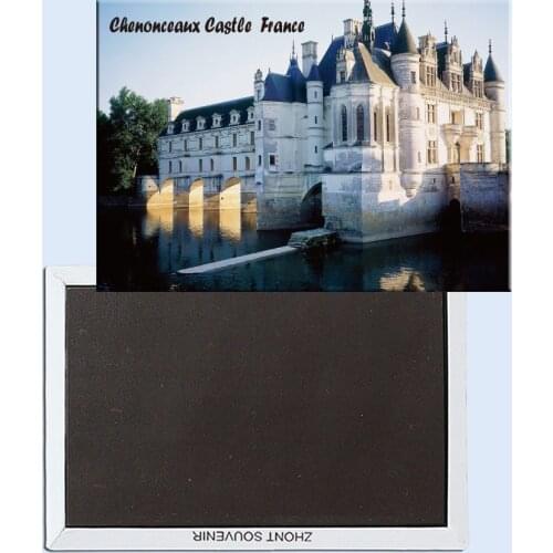 Chenonceaux Castle, France, Refrigerator magnet, Tourist souvenirs, Home creative ornaments 24670