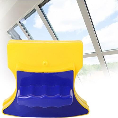 Magnetic Glass Cleaner with Lanyard Easy to Clean Outer Window Double-Sided Window Cleaner Home Cleaning Accessory Free