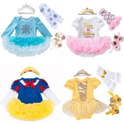 Cute Baby Dress Girls Costume Fancy Party Princess Cosplay Bebes Babi Dress Childrens Carnival Birthday Sets Baby girl Clothes