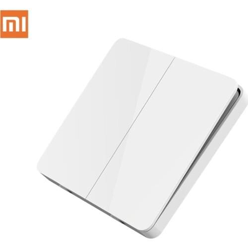 Original Xiaomi Mijia Smart Switch Wall Switch Single Double Three Open Dual Control 2 Mode Over Intelligent Lamp Light Switches