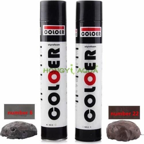Coloer Styrofoam Land and water landscaping Water and rain shower decoration Aquarium glue 500ml number 6 number 22