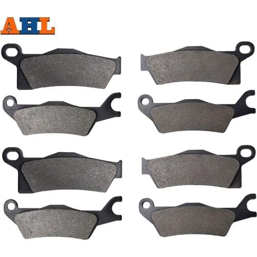 AHL Motorcycle Front Rear Brake Pads for Can AM Renegade 500 800 800R 1000 STD EFI XXC 2012 2013 2014 2015 2016