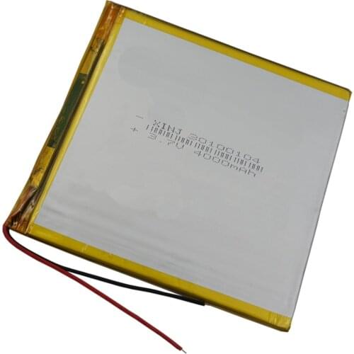 XINJ 3.7V 4000mAh Lithium Polymer Rechargeable Lipo Battery Accumulator 30100104 For E-Book MID Portable DVD Tablet PC