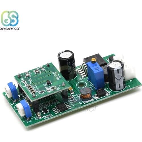 DC 36V to 12V 3A Microwave Radar Sensor Module Board Delay Time Sensing Distance Voltage Adjustable Switch Controller