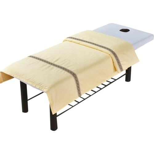 1Pcs Pure Cotton Beauty Salon Quilt Cover Bed Sheets SPA Massage Table Cover Soft Facial Bed Cover Without Insert