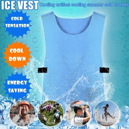 Cool down High Temperature Cooling Vest Fashion Waterproof Protective Ice Cold Waistcoat for Easy Safety Exercise Accessories