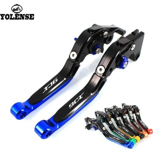 For YAMAHA XJ6 XJ 6 DIVERSION 2009-2015 2010 2011 2012 2013 2014 Motorcycle Folding Extendable Brake Clutch Levers LOGO XJ6