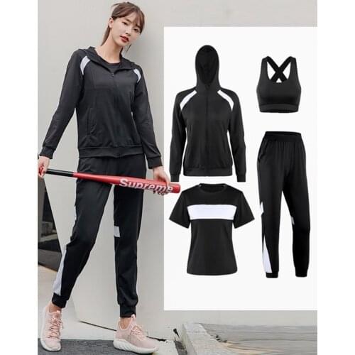 Women Tracksuit 2021 Yoga Set Workout Suit Gym Clothes Sports Clothing Breathable Fitness Running Sportswear Plus Size 3XL