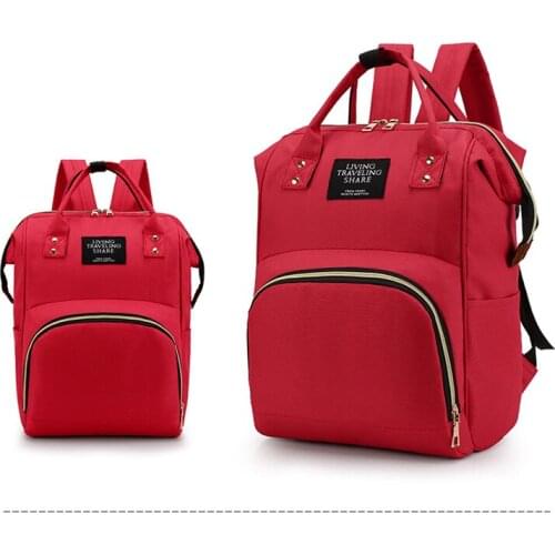 Mummy Nursing Bag Mummy Diaper Bag Backpack Zipper Large Capacity Multifunction Waterproof Travel Backpack Baby Backpack