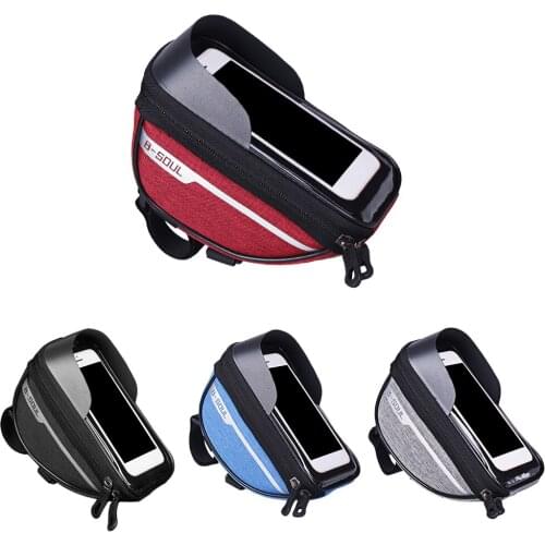 Bicycle Front Frame Bag MTB Road Cycling Bike Waterproof Phone Bag Holder Case Pack
