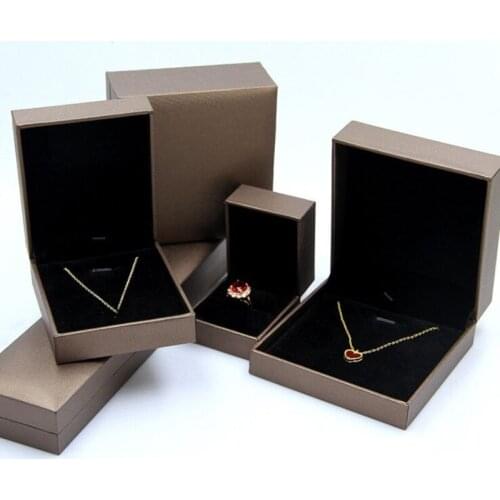 Ring necklace bracelet High-grade imitation paper jewelry box bracelet pendant jewelry packaging box custom storage box