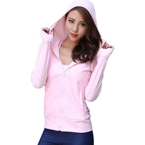 Sbart long sleeves Women Rash Guards Swimsuit Kite Surfing drifting fishing Snorkeling Wetsuit Tops pink swimwear suit
