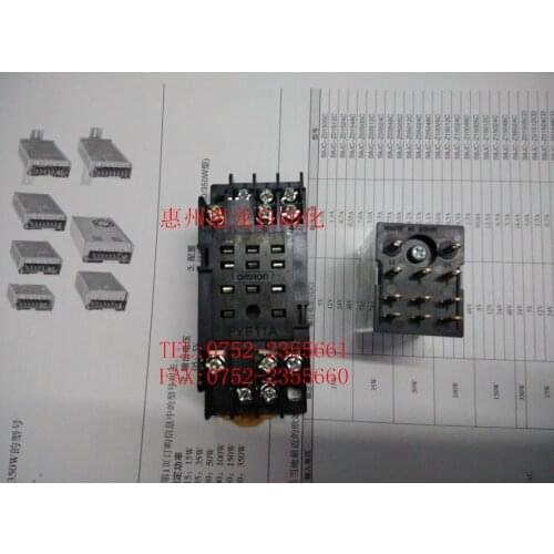 [ZOB] Supply of new original OMRON Omron relay socket 11 feet PYF11A --5PCS/LOT
