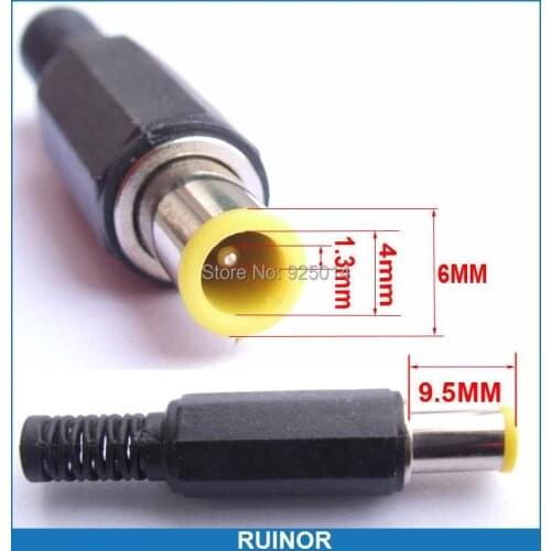 10PCS 9.5MM X 6 X 4 X 1.3MM DC Power Plug FOR Notebook Charger DC plug