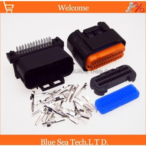 26 Pin/way Male&female car computer version connector,FCI replacement parts, ECU plug for VW Audi BMW Toyota etc