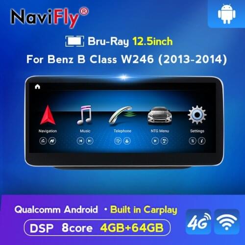4G LTE 8Core Android 10 Car GPS Navigator Multimedia player For Mercedes Benz B Class W245 W246 2011-2018 WIFI DSP IPS Carplay