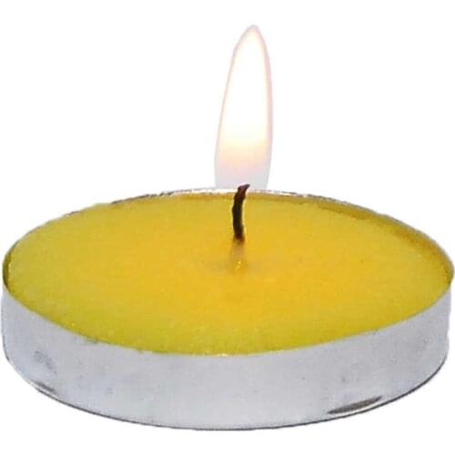 Tea Lights Yellow Candle 5Ad