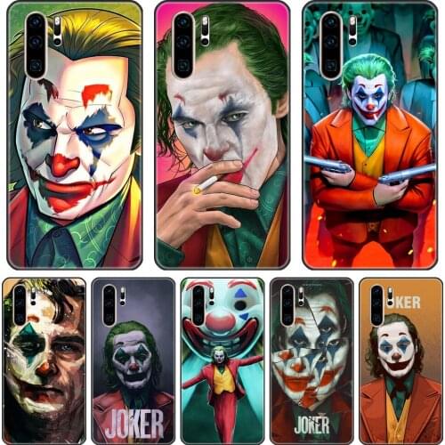 Joker Cool Men Phone Case For Huawei P20 Lite P Smart Plus 2019 Silicone Soft Back Cover For Huawei P30 Lite Pro P Smart Z Case