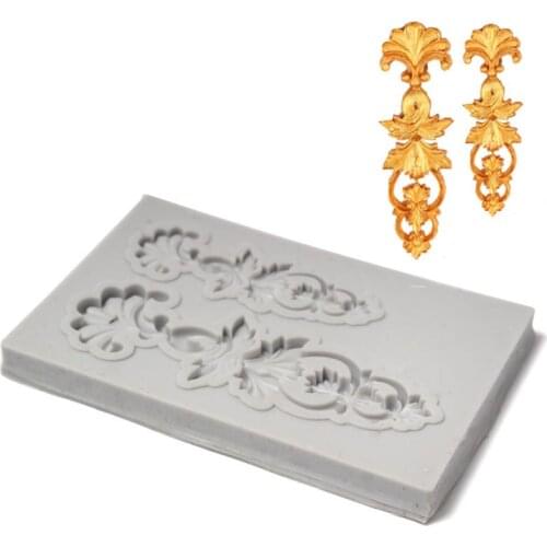 European Relief Liquid Silicone Mould For Fondant DIY Wedding Baking Silicone Decoration 3D Food Grade Cake Moulds