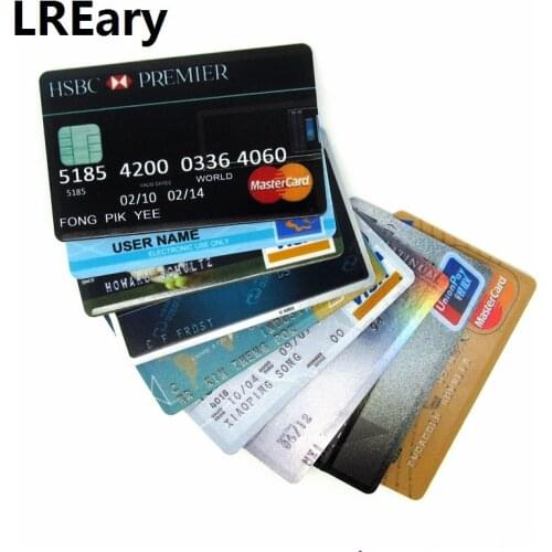 New waterproof Super Slim Credit Card USB Flash Drive 128GB 32GB pen drive 8GB 16GB bank card model Memoria Stick 64GB pendrive