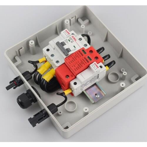 Photovoltaic DC distribution cabinet pv grid connected power generation DC distribution protection box off grid DC combiner box