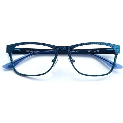 Italy Designer Brand Optical Glasses Frames Women Stainless Steel Spring Hinge