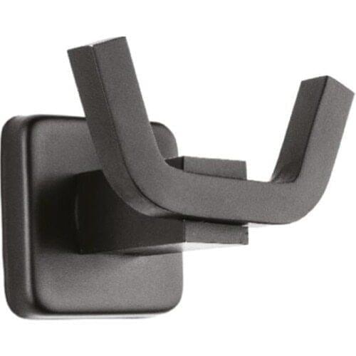 Ahlez Square Mat Black Dual Robe Hook