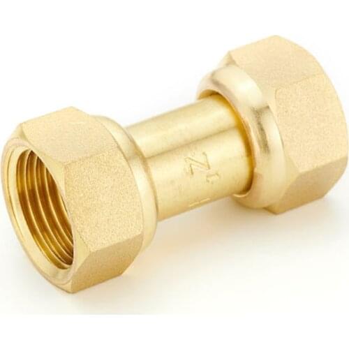 1/2" BSP Female Brass Union Pipe Fitting Water Gas Oil For Water Meter