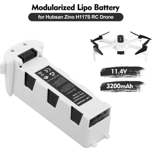 11.4V 3200Mah Lipo Battery For Hubsan Zino H117S GPS C Intelligent Flight Battery RC Airplane Spare Parts Accessories