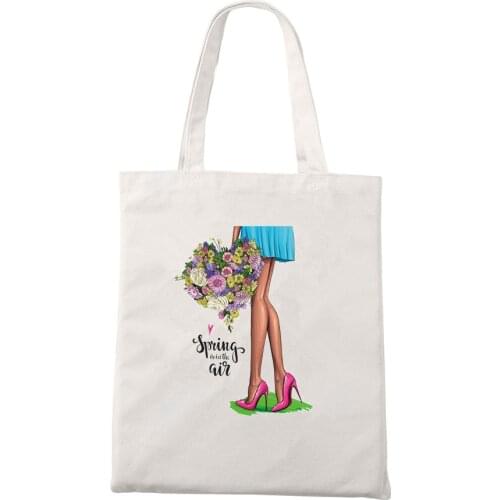 Fashion Girl Painting Shoulder Bags Aesthetics Vogue Harajuku vintage Large shopping bag Fun Ulzzang Women Bag Wallet