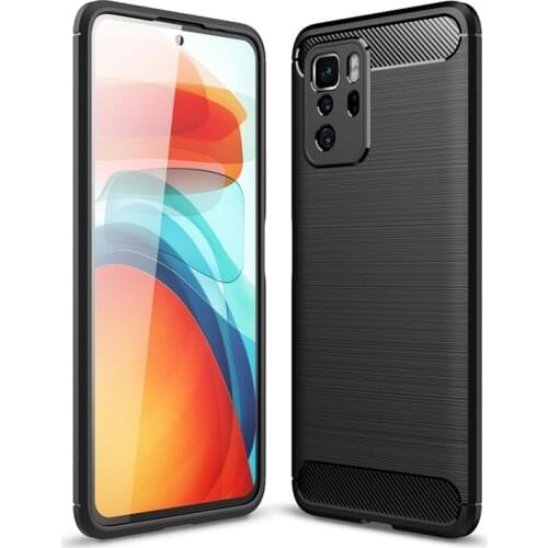 Soft Carbon Fiber Case For Xiaomi Poco X3 GT M3 Pro F3 X3 NFC Protective Bumper Cover Phone Cases For Xiaomi Poco X3 GT Funda
