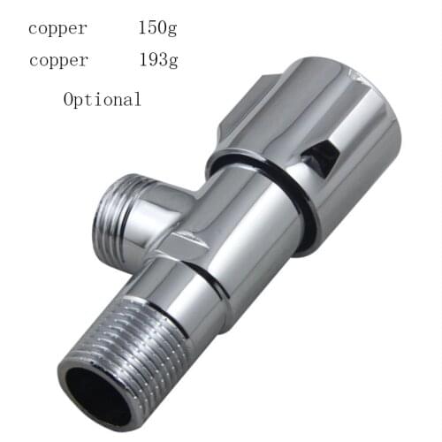 SmileMonkey copper triangle valve hot and cold water bathroom accessories filling valves for toilet water heater