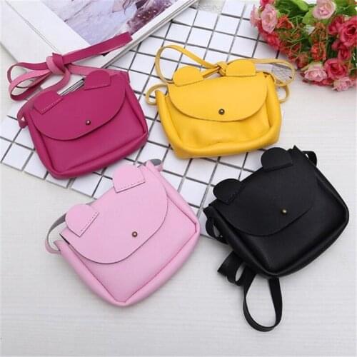 Cute Rabbit Kids Girl Crossbody Mini Shoulder Bag Pu Leather Cross Bag Shoulder Bag Children Purse Small Purse for Women