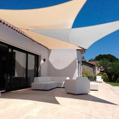 Waterproof Awning Sunshade Triangle Zonnescherm Sun Shade Sail For Outdoor Garden Beach Camping Patio Pool Shelter Sun Canopy