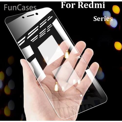 Protection Glass on For Xiaomi Redmi 4X 4A 5 Plus Note 4X Screen Protector Tempered Glass on Redmi Note 7 8 pro 6 Pro Film Case