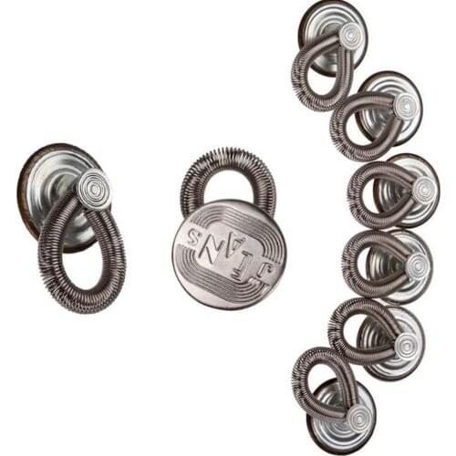 20mm Jeans Expander Extension Buckle Detachable Metal Stitch-free Random Fat Button Button Pattern Mm Slacks Jeans Button W Z2R6