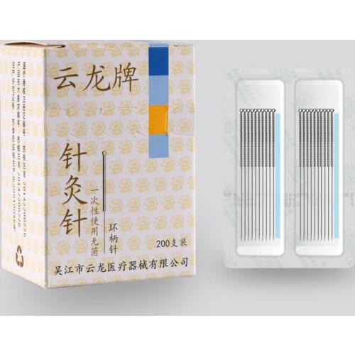 200pcs Disposable Sterile Chinese Acupuncture Needles Acupuncture Needle Therapy Face Multi Size