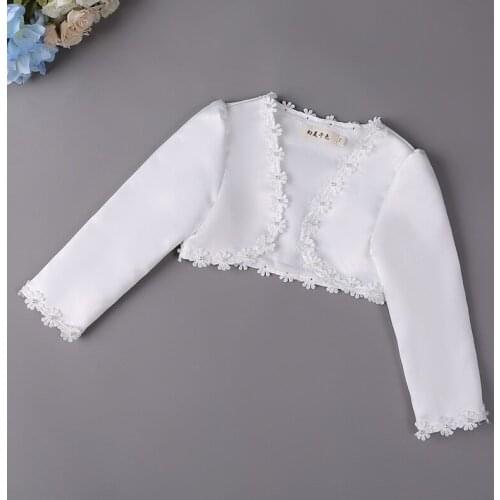 2021 Summer Girls Cardigans Sweater Jacket Kids White Girl Coat for1 3 5 7 9 11 Years Old Outcoat Shawl Girls Clothing OKC195116